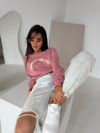 Bluza CLOUT brudny róż